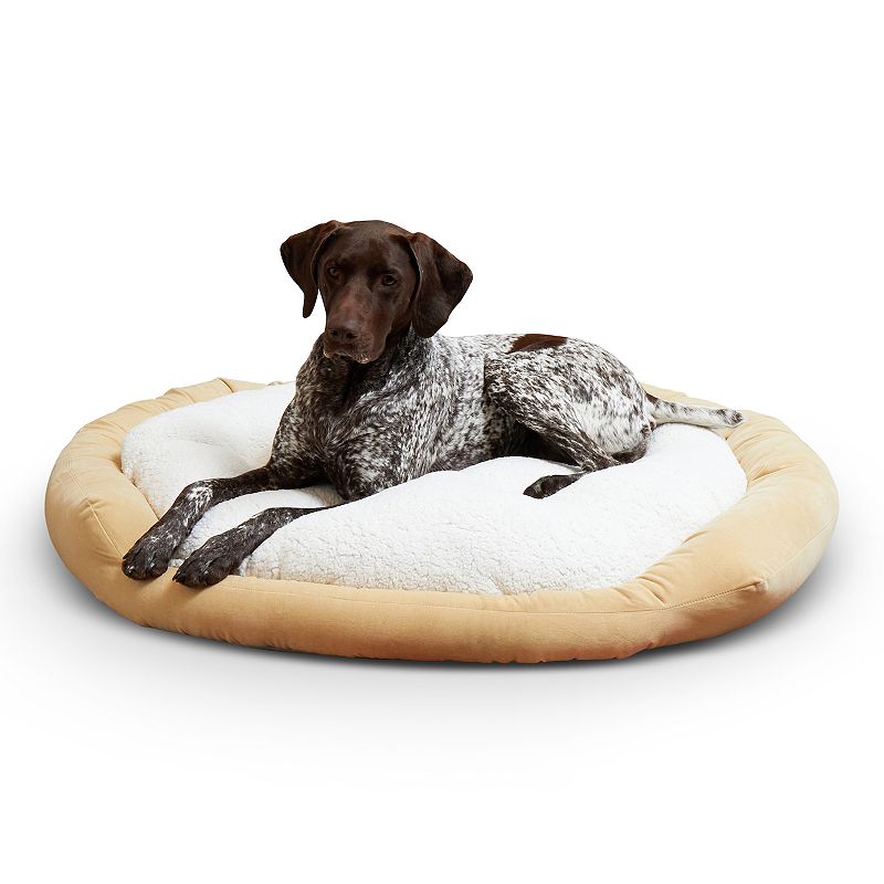 Happy Hounds Murphy Donut Pet Bed, Clrs, Large