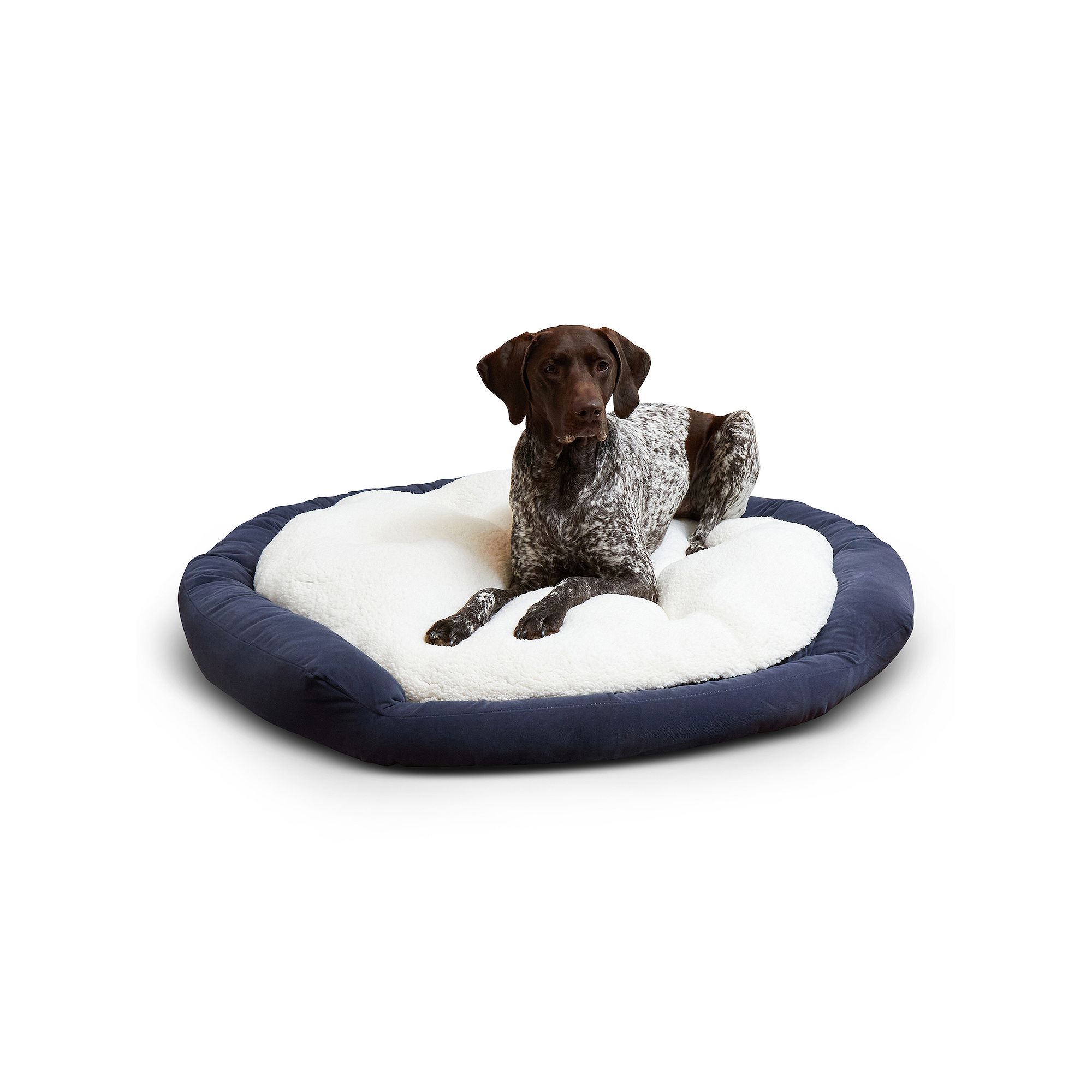 Happy Hounds Murphy Donut Pet Bed, Blue