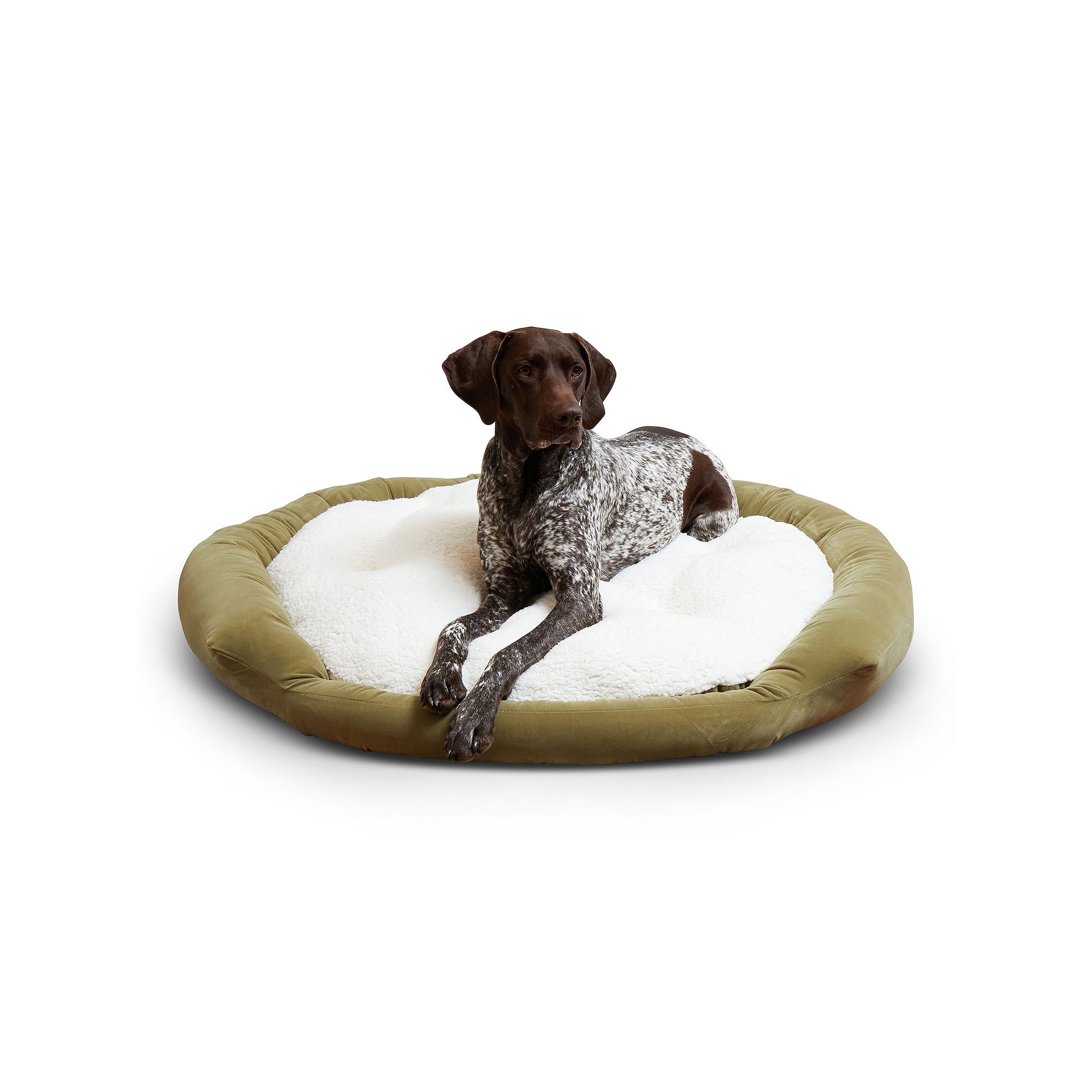 Happy Hounds Murphy Donut Pet Bed, Green