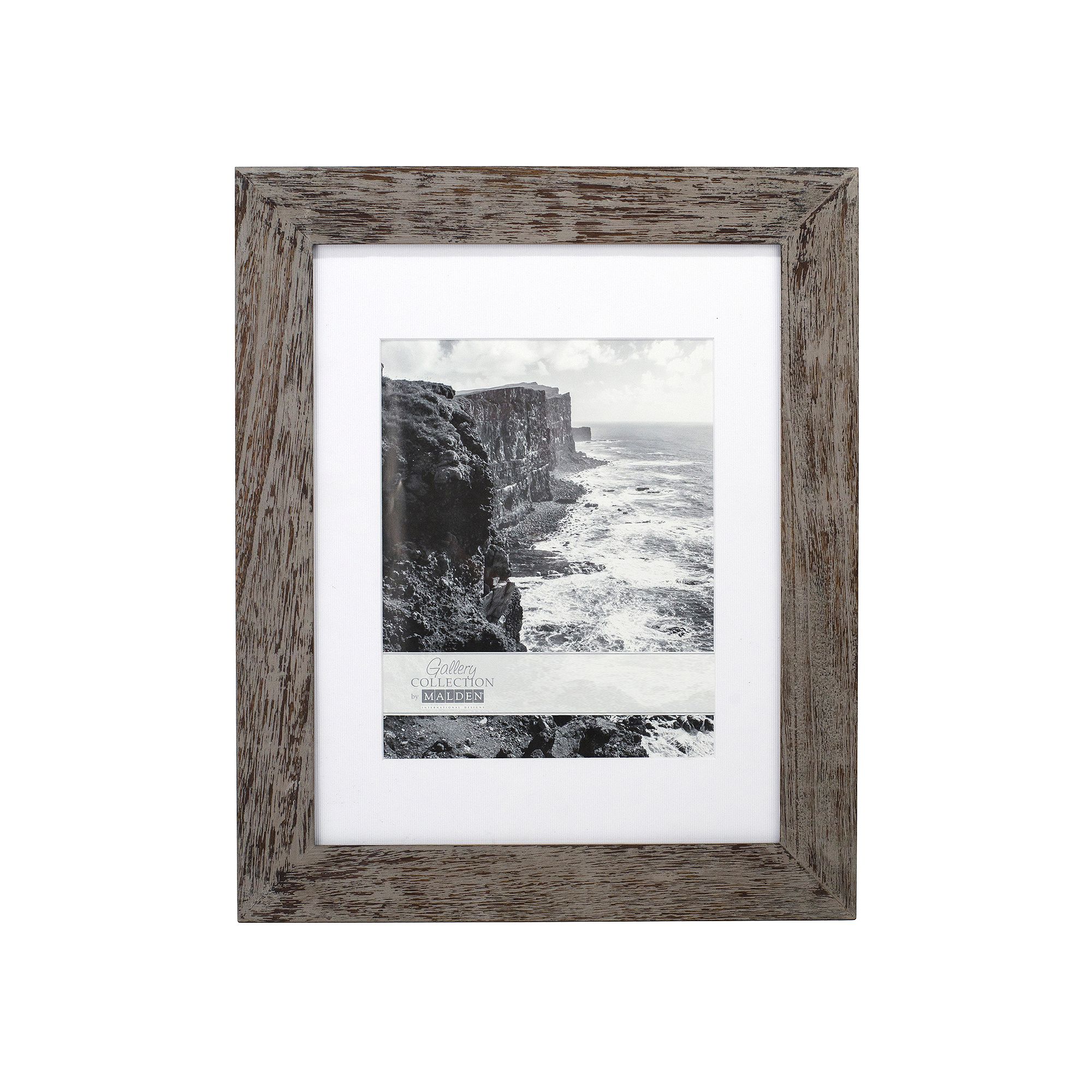 Malden Gallery Matted Frame, Light Gray