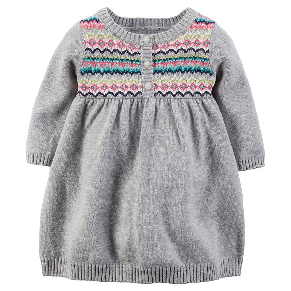 Carters holiday sweater dress best sale