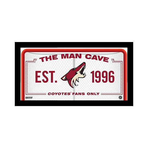 Steiner Sports Arizona Coyotes Framed 10 x 20 Man Cave Sign