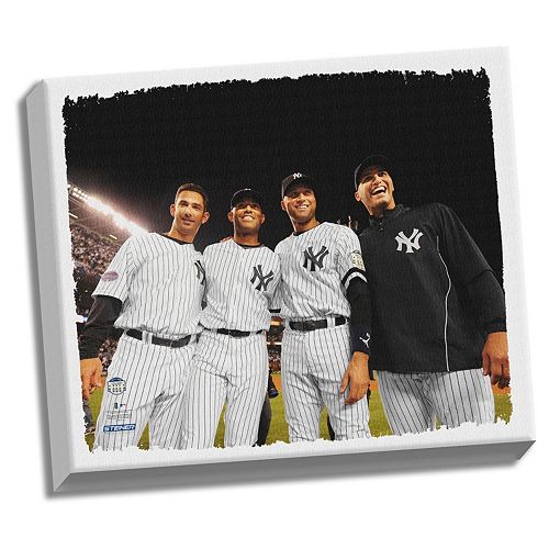 Steiner Sports New York Yankees Core Four 22″ x 26″ Stretched Canvas