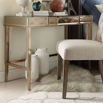 HomeVance Eleos Mirrored Desk