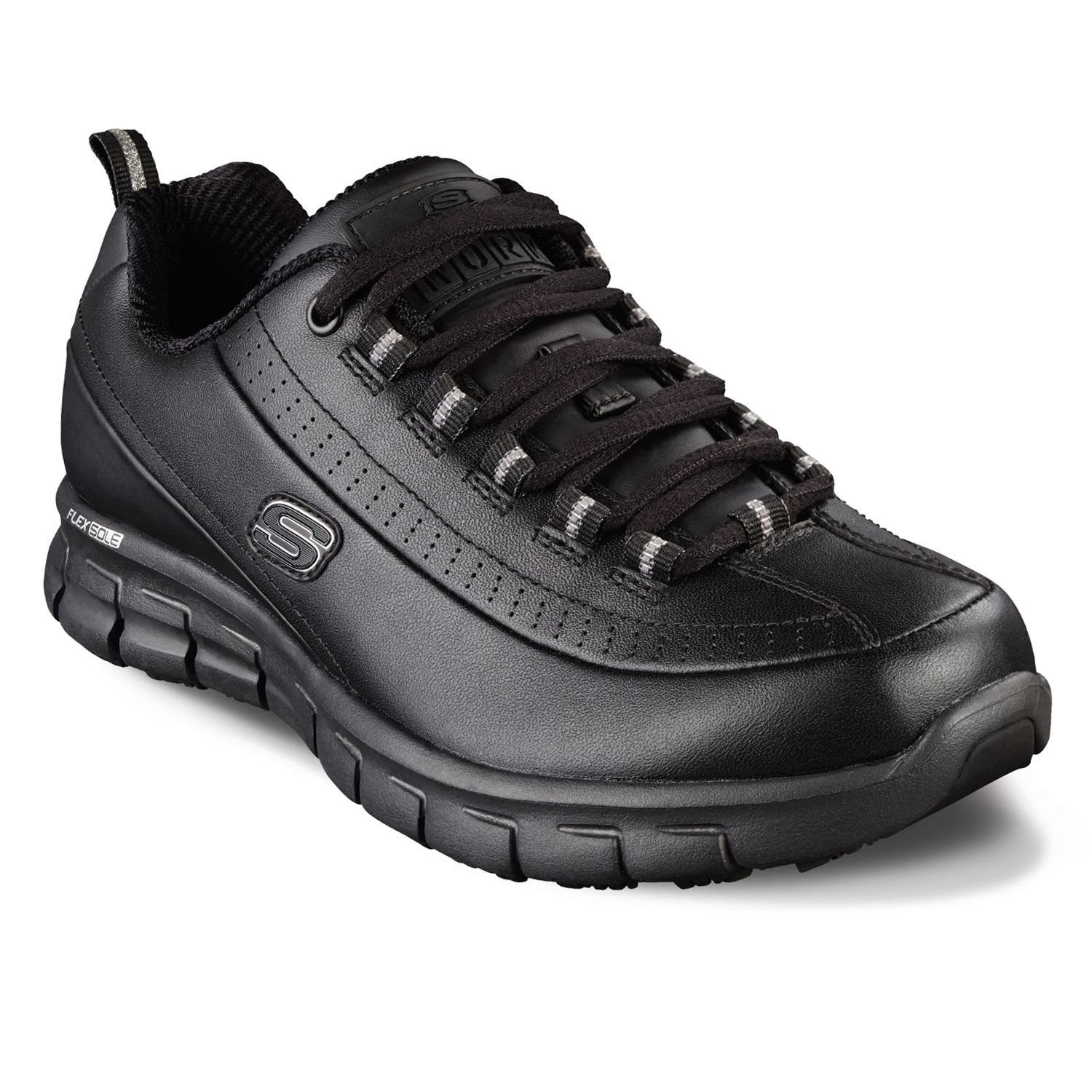 skechers work trick trainers ladies