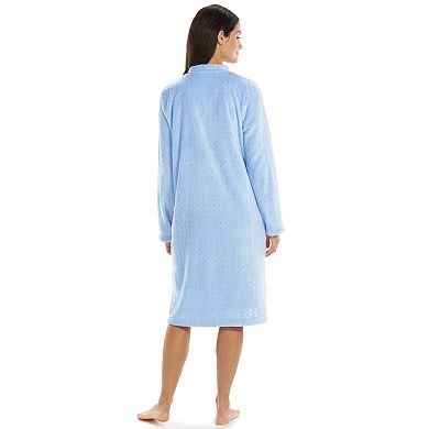 Women's Croft & Barrow® Plush Snap Duster Robe