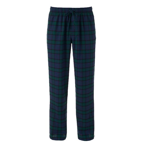 Men's Croft & Barrow® Plaid Flannel Sleep Pants