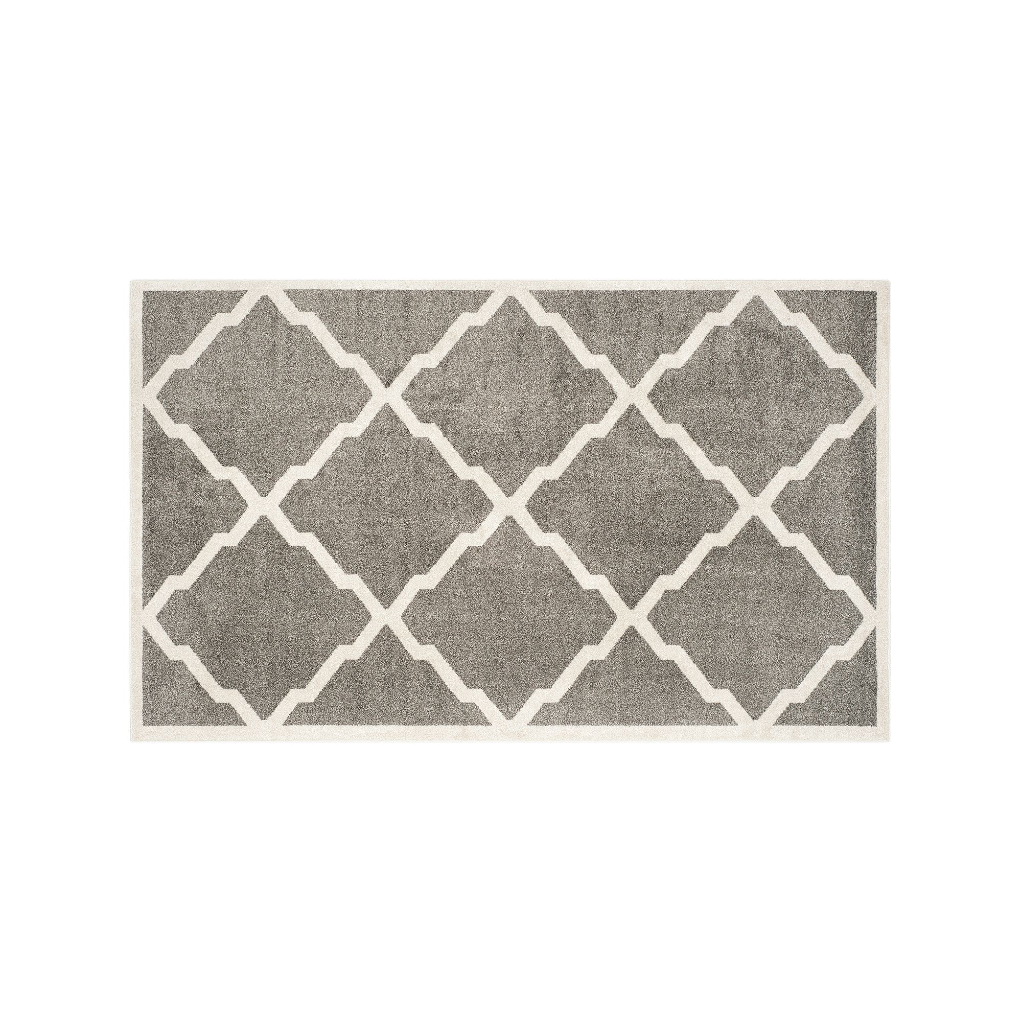 Safavieh Amherst Trellis Indoor Outdoor Rug, Dark Gray