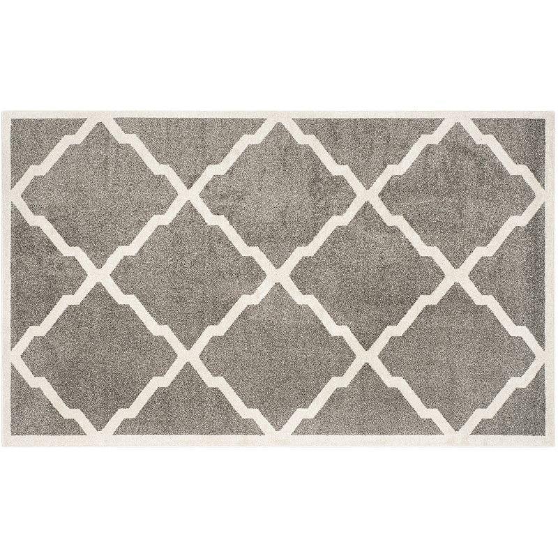 Safavieh Amherst Trellis Indoor Outdoor Rug, Grey, 8X10 Ft