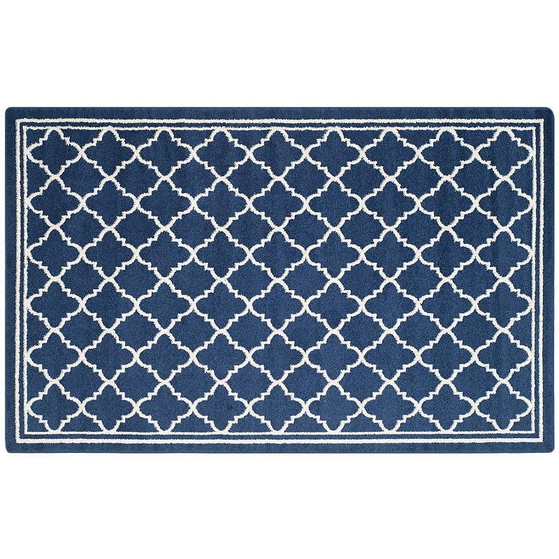 Safavieh Amherst Links Indoor Outdoor Rug, Blue, 6X9 Ft