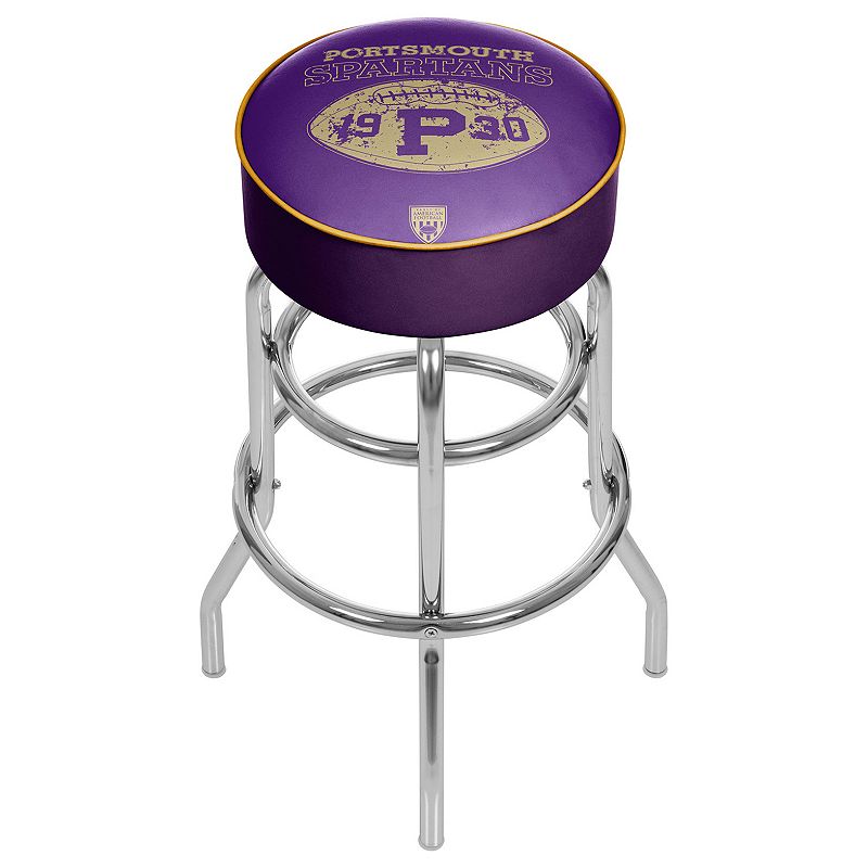 Portsmouth Spartans Padded Swivel Bar Stool, Multicolor