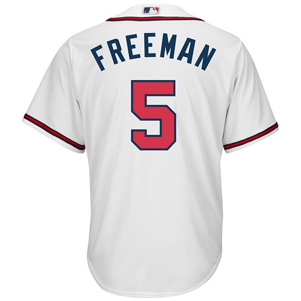 افضل سبراي للشعر Men's Majestic Atlanta Braves Freddie Freeman Cool Base Replica MLB Jersey افضل سبراي للشعر