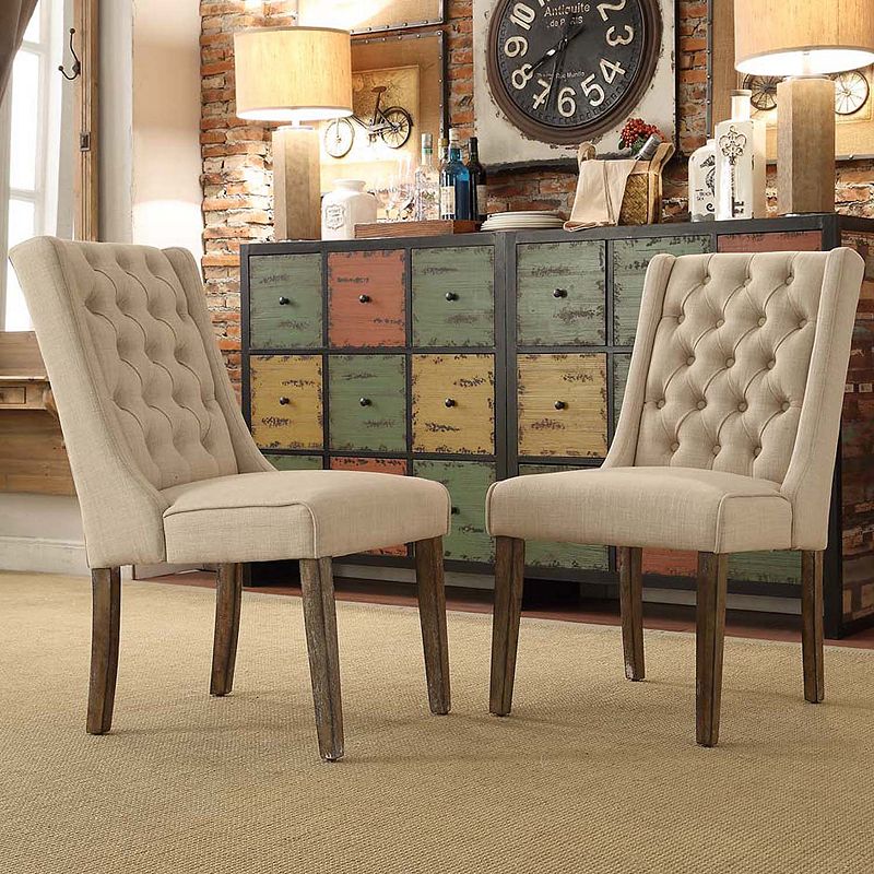 Dorel living clairborne discount tufted dining chair