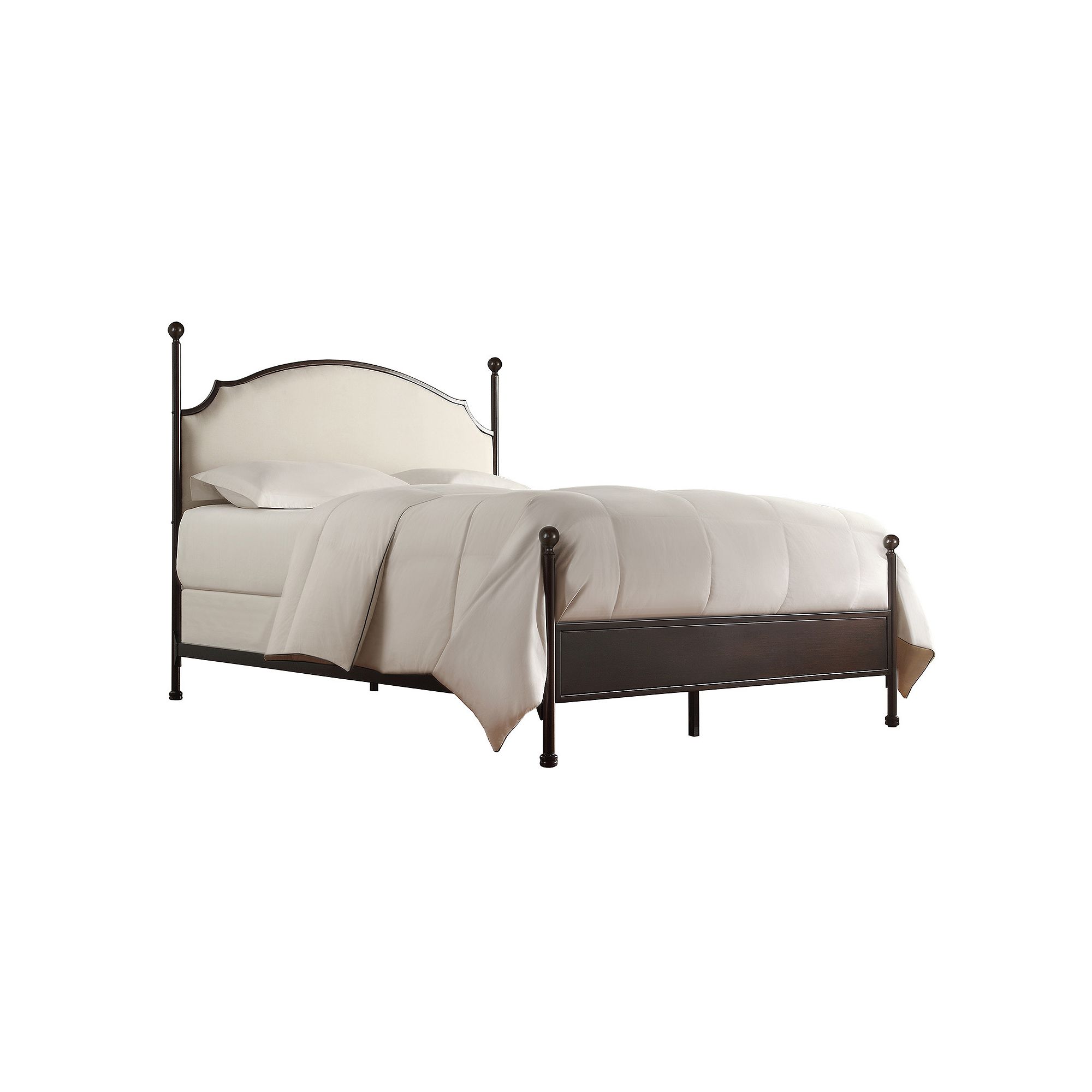 HomeVance Gabrielle Bed, Brushed Brown