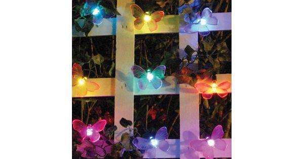 Smart Solar Color Changing Butterfly String Light Decor