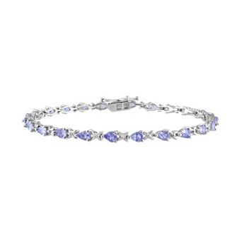 Stella Grace Tanzanite Sterling Silver Bracelet