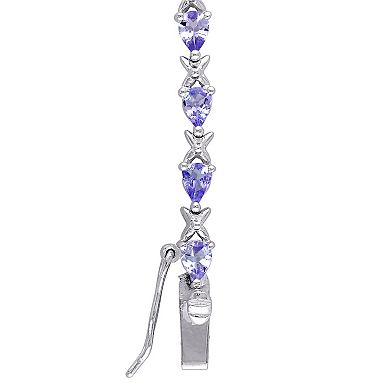 Stella Grace Tanzanite Sterling Silver Bracelet