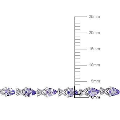 Stella Grace Tanzanite Sterling Silver Bracelet