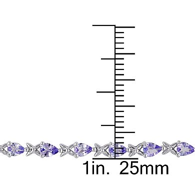 Stella Grace Tanzanite Sterling Silver Bracelet