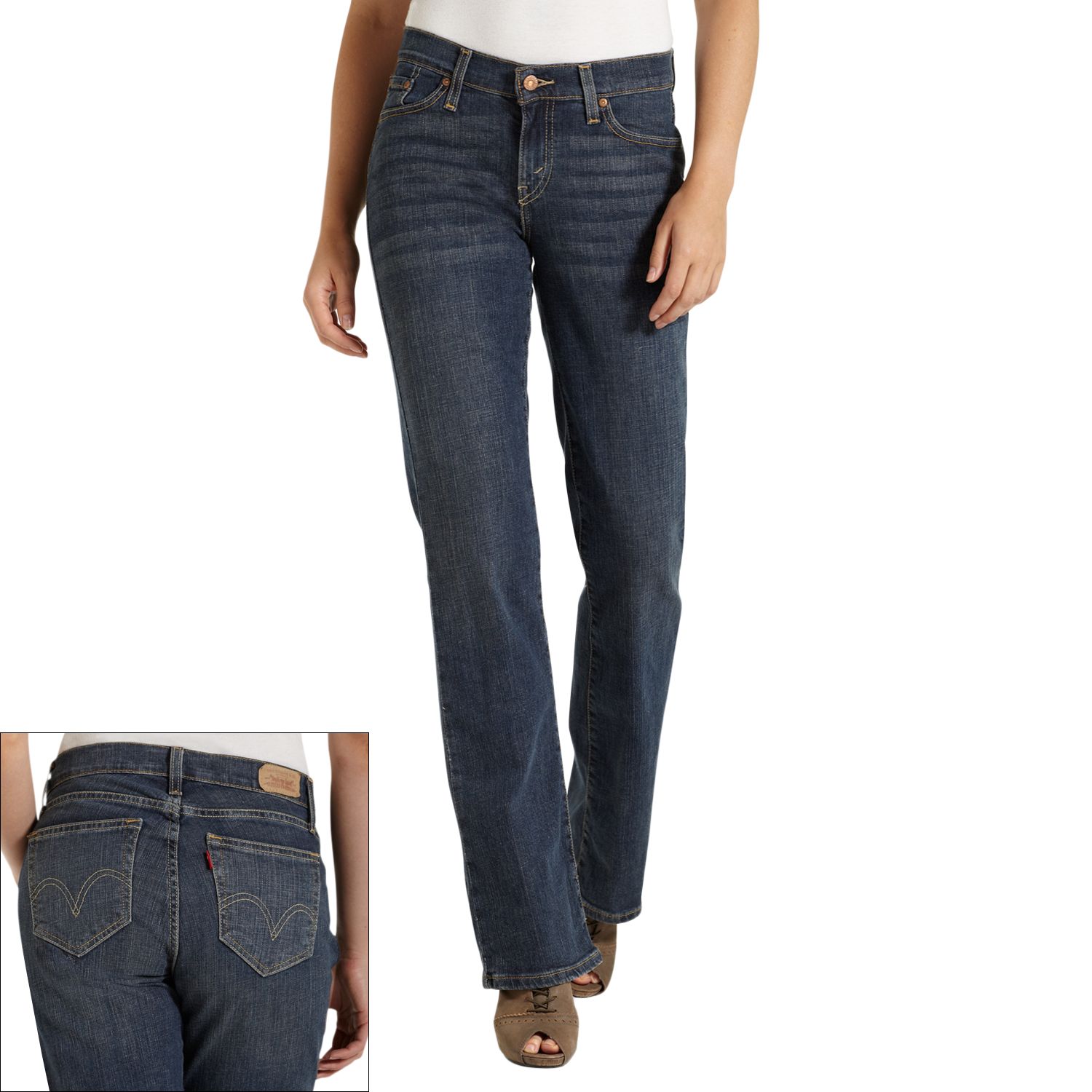 women's levi's 529 bootcut