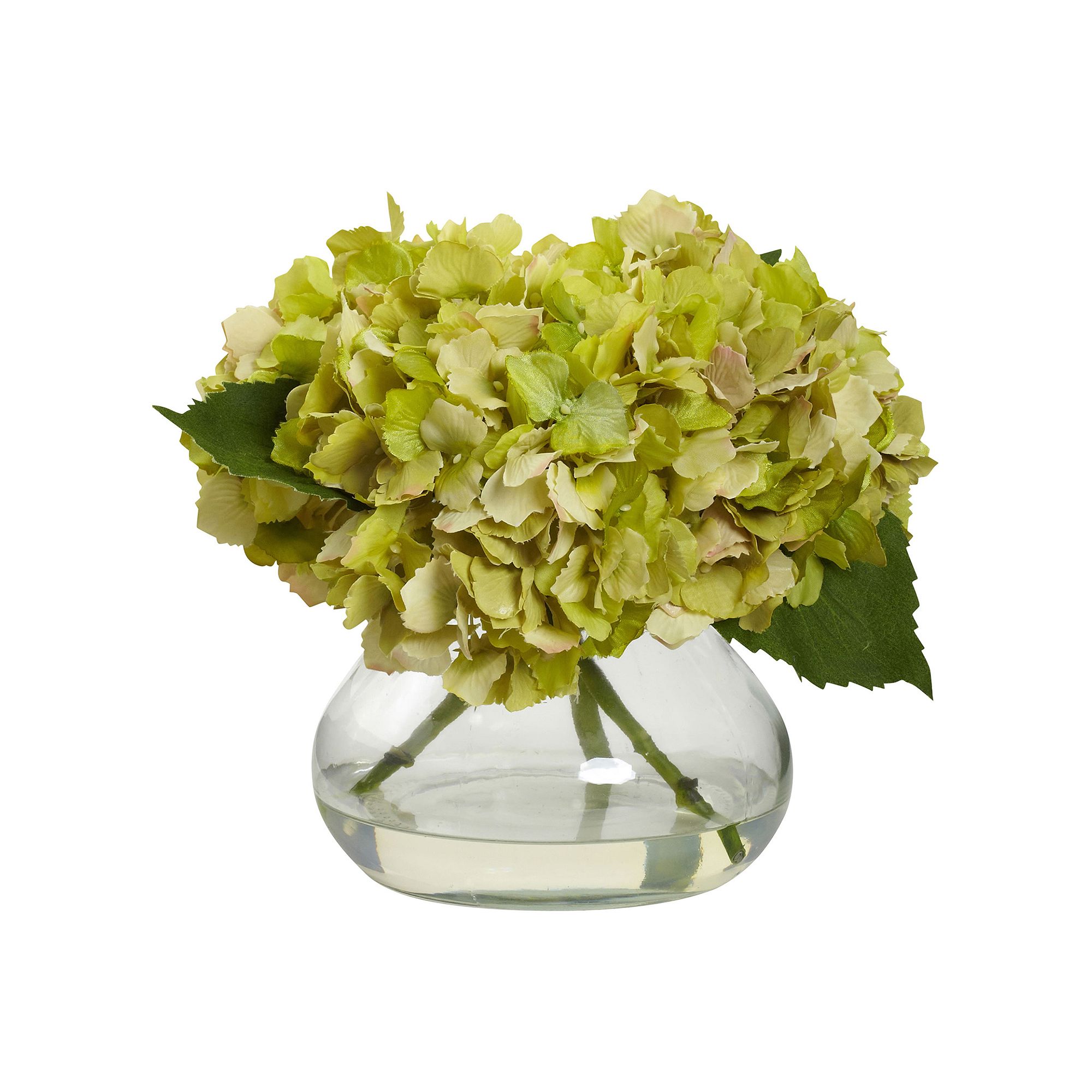 nearly natural Hydrangea Floral Arrangement, Green