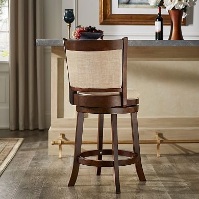 HomeVance Ames 24-in. Swivel Counter Stool