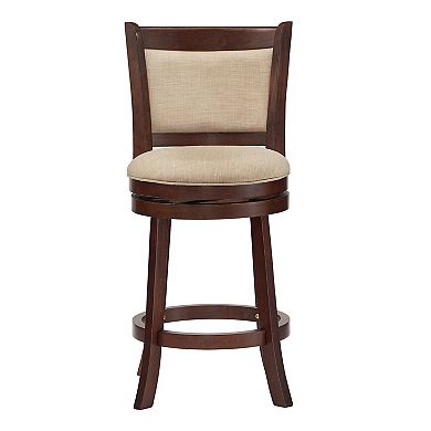 HomeVance Ames 24-in. Swivel Counter Stool