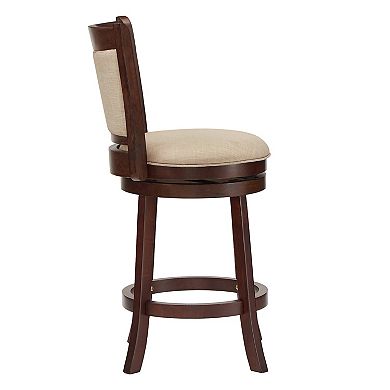 HomeVance Ames 24-in. Swivel Counter Stool