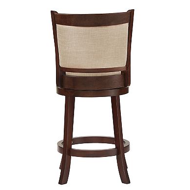 HomeVance Ames 24-in. Swivel Counter Stool