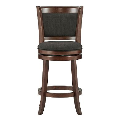 HomeVance Ames 24-in. Swivel Counter Stool