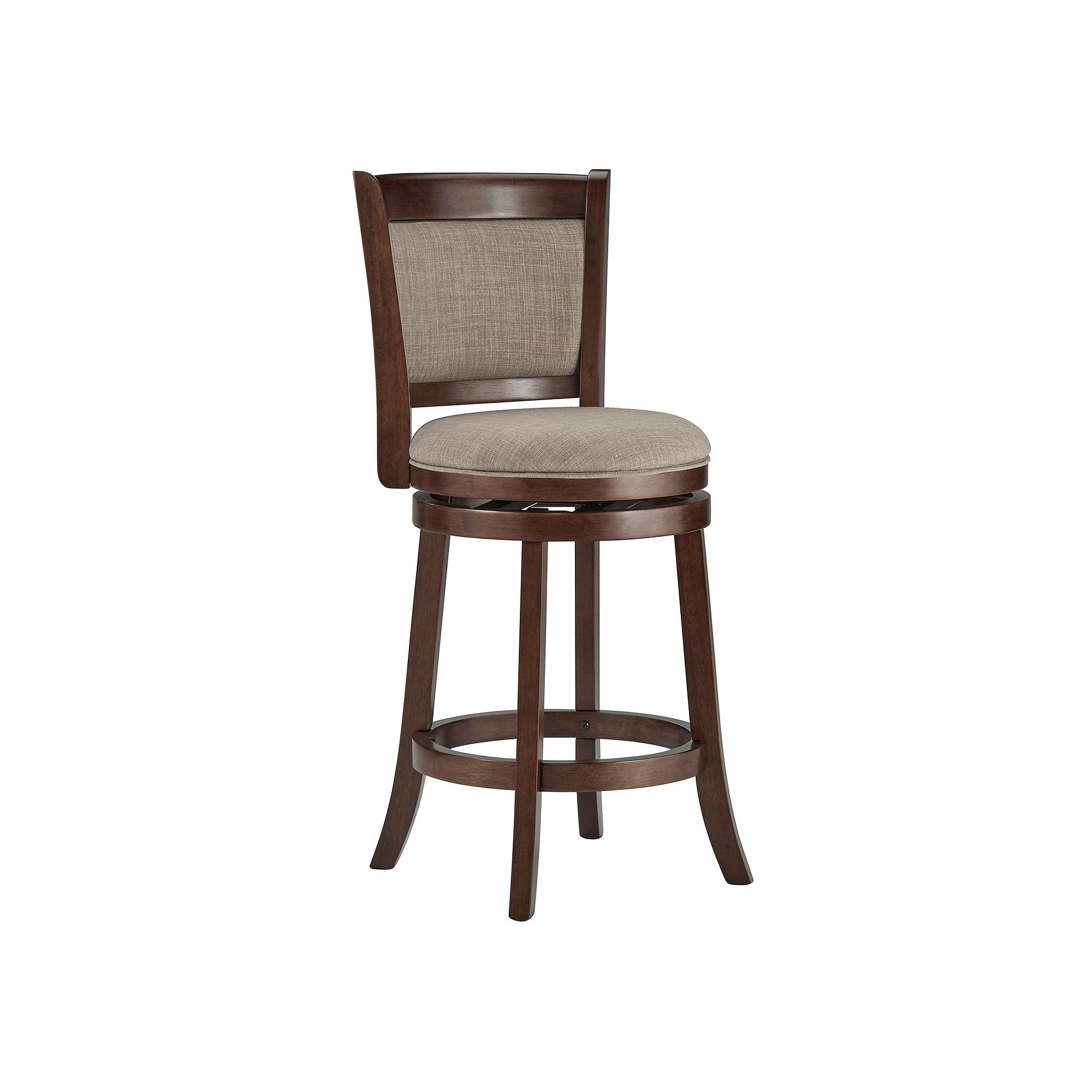 HomeVance Ames 24-in. Swivel Counter Stool, Gray