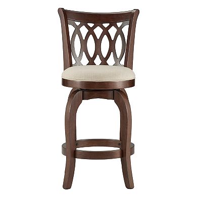 HomeVance Arleta 24-in. Swivel Counter Stool