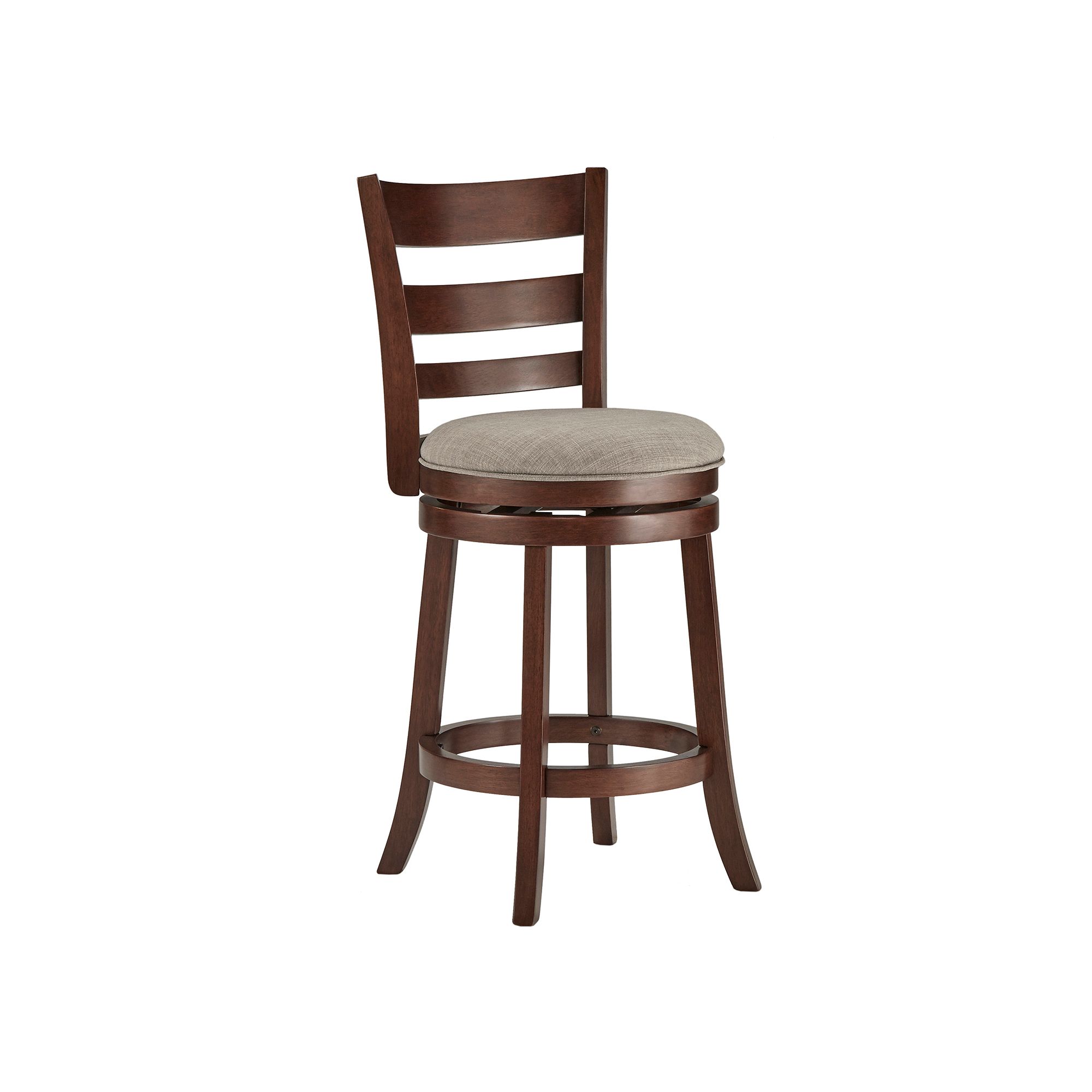 HomeVance Atalya 24-in. Swivel Counter Stool, Gray