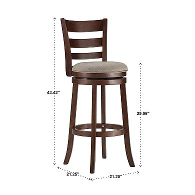 HomeVance Atalya 29-in. Swivel Bar Stool