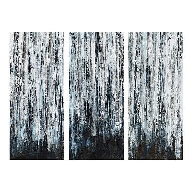 Madison Park 3-piece ''Birch Forest'' Canvas Wall Art Set