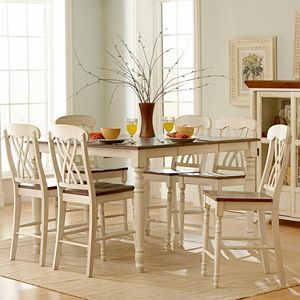 HomeVance Kaycee 7-piece Extendable Counter Height Dining Set