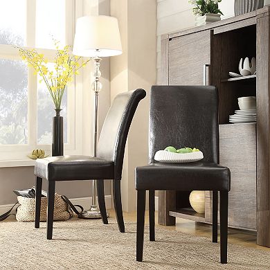HomeVance 2-piece Jansen Parson Chair Set