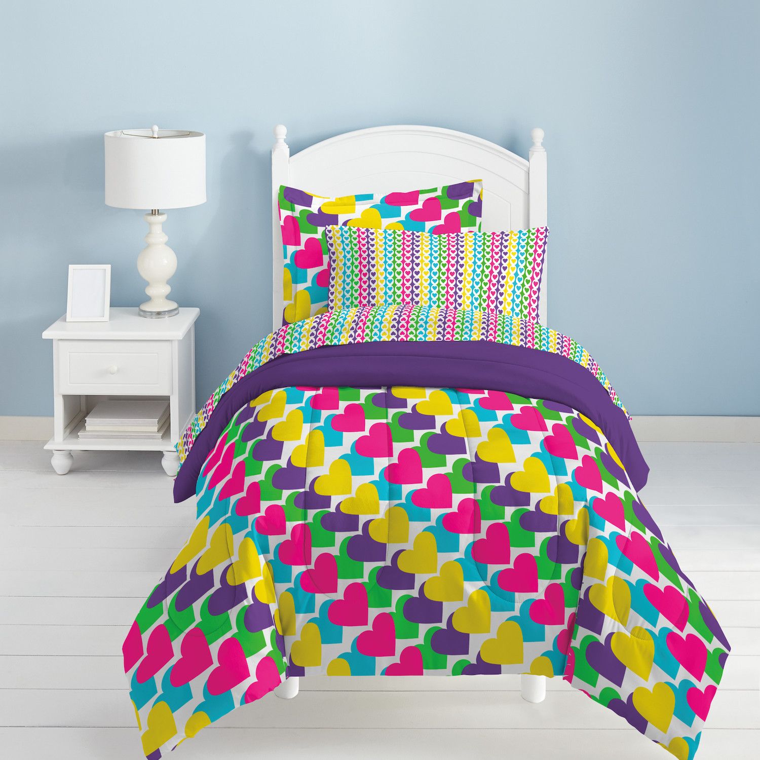 Image for Dream Factory Rainbow Bed Set at Kohl's.