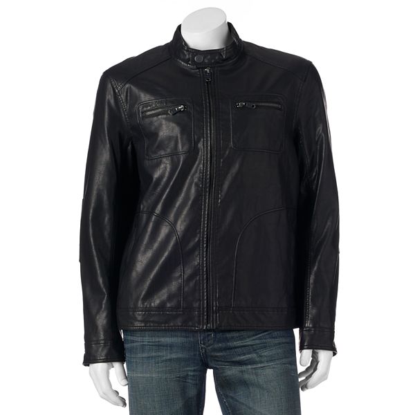Men's Marc Anthony Faux-Leather Moto Jacket