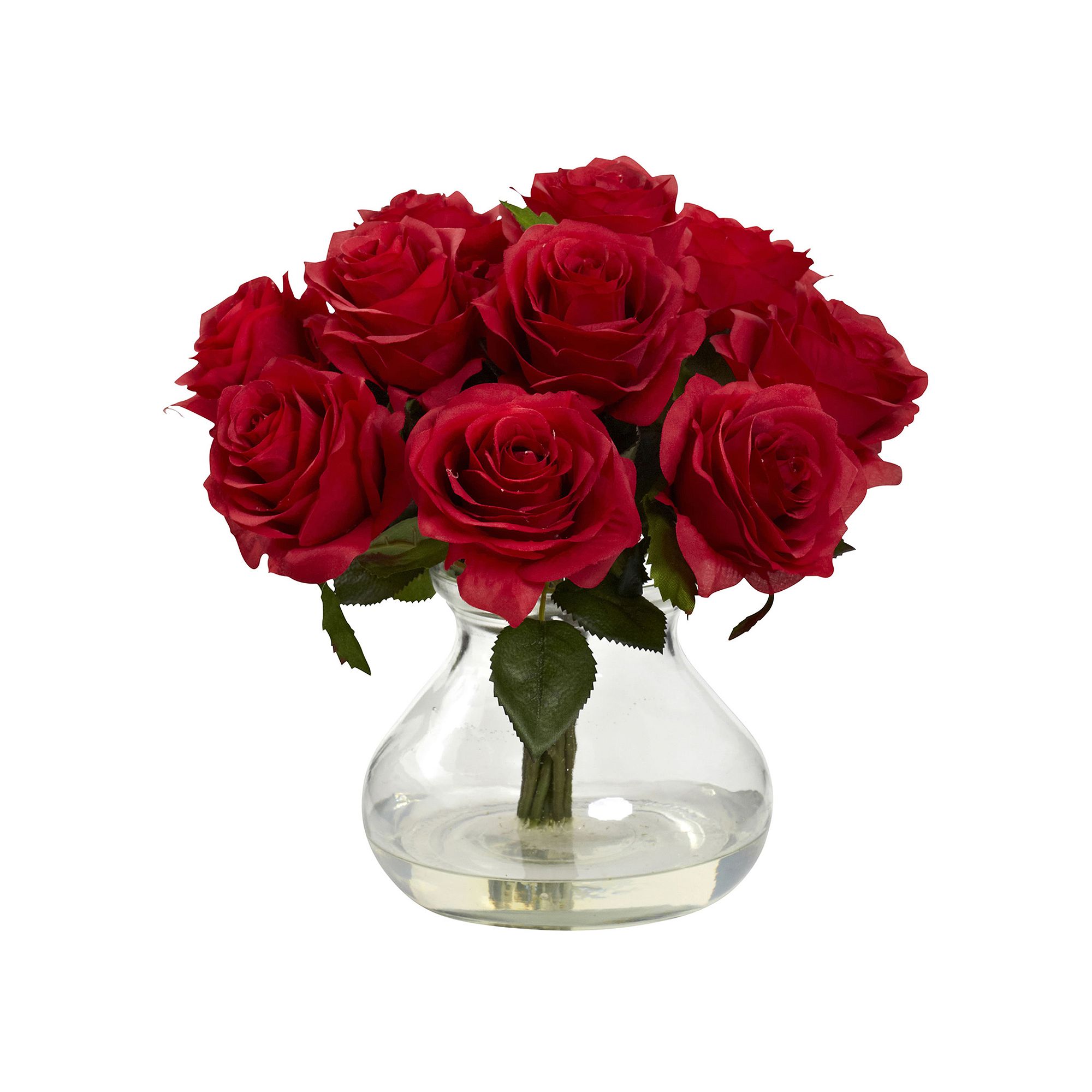 nearly natural Rose Floral Arrangement, Red