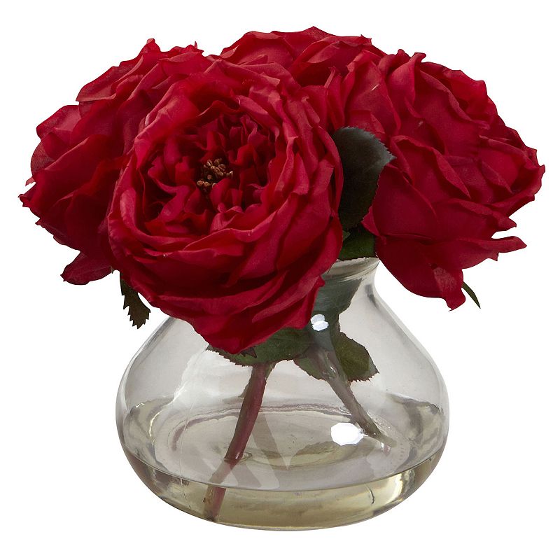 nearly natural Fancy Rose Arrangement, Red