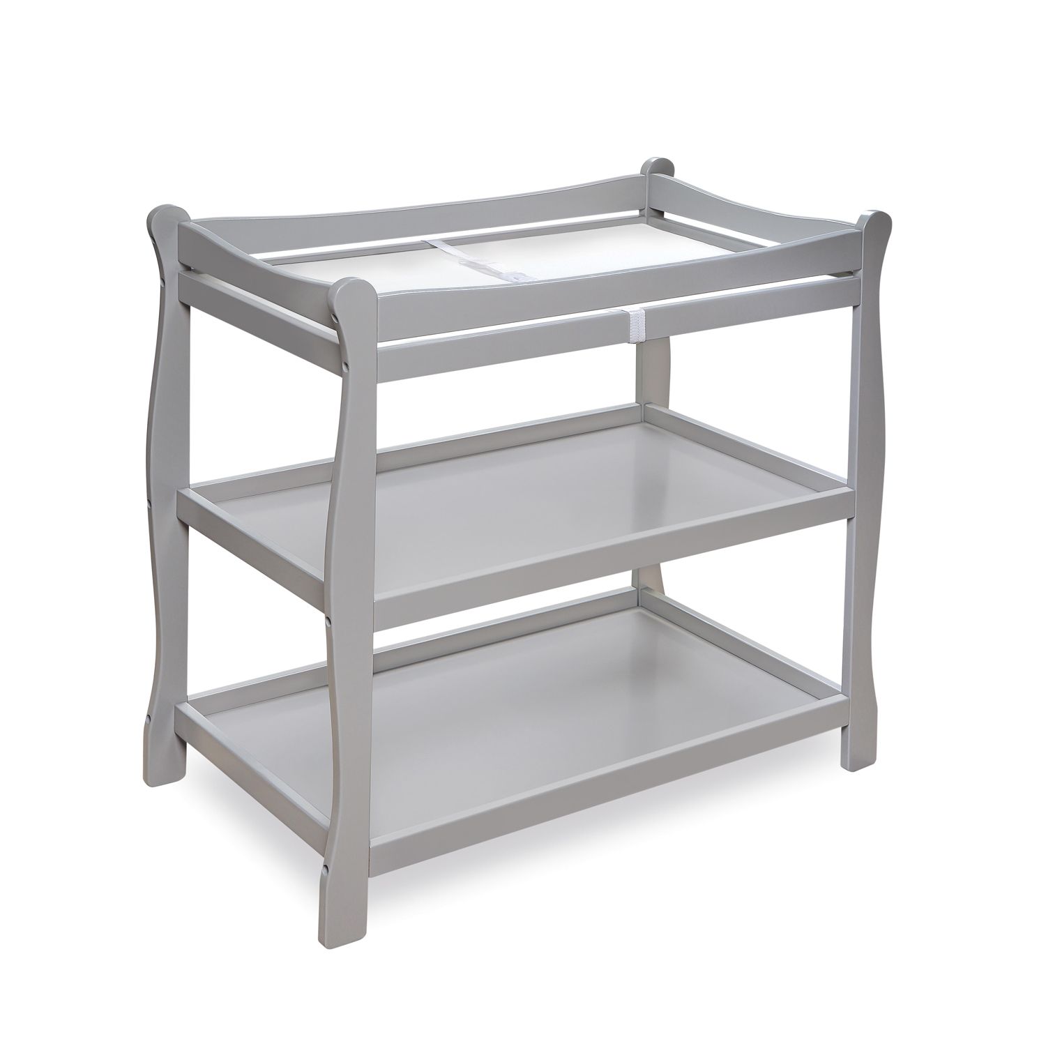 sleigh style changing table