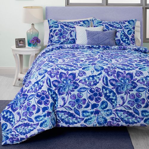 Seventeen Ombre Damask Comforter Set