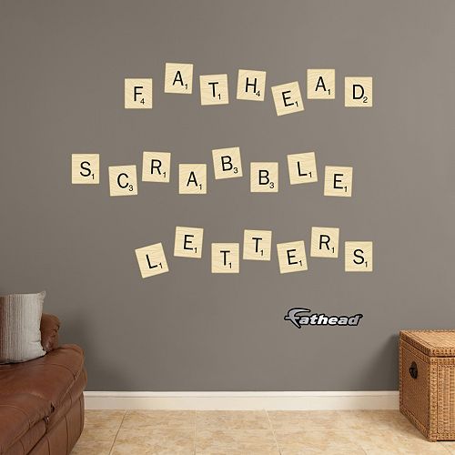 Scrabble Letters Collection Wall Decals By Fathead