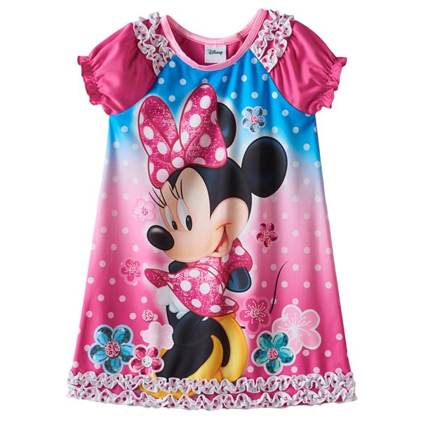 Minnie mouse nightgown for toddlers sale