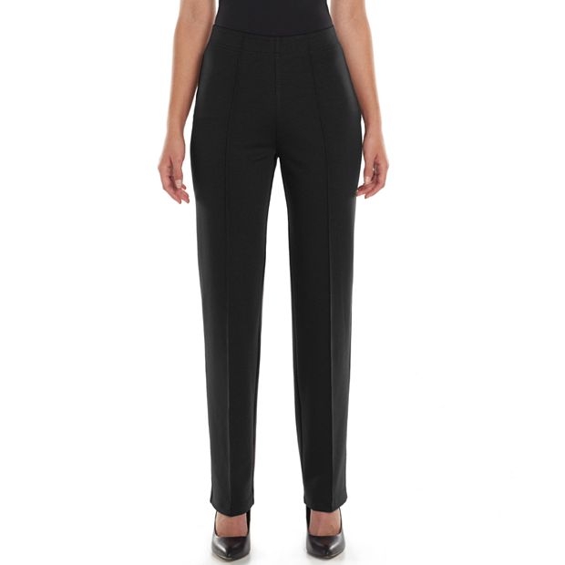 Croft & Barrow® Seam-Front Pull-On Pants - Women's