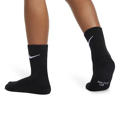 Kids Nike 6-Pack Dri-FIT Performance Crew Socks