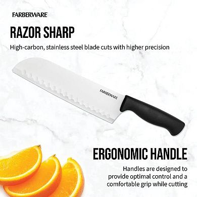 Farberware 7-in. Santuko Knife with Edge Keeper