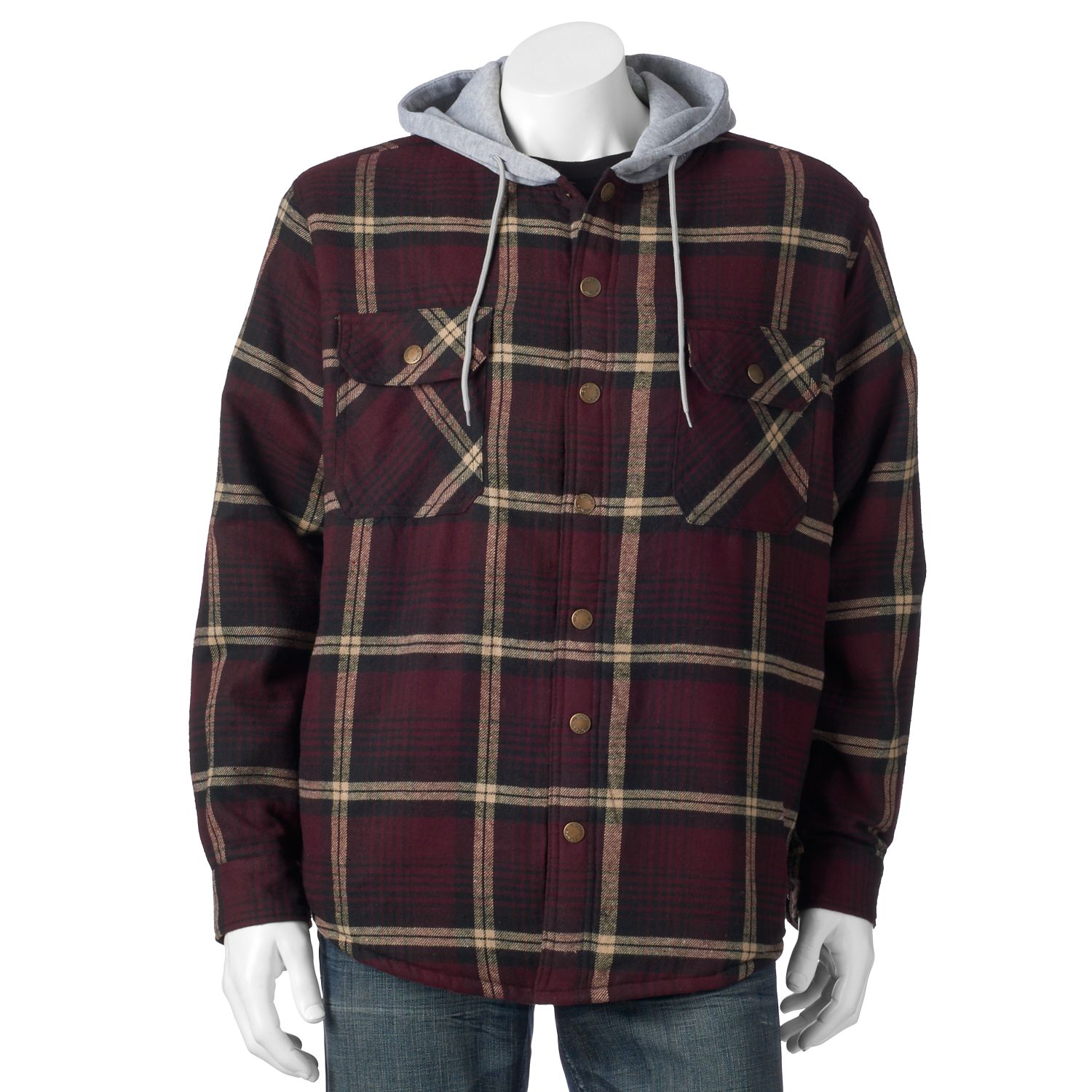 rugged wear flannel jacket