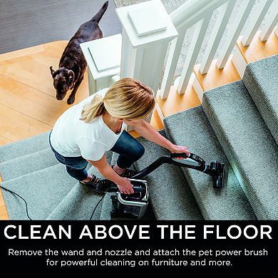 Shark® Rotator® Powered Lift-Away® TruPet® Upright Vacuum with Detachable Pod, LED Lights, Advanced Swivel Steering, Anti-Allergen Complete Seal Technology®, HEPA Filter, Fingertip Controls (NV752)